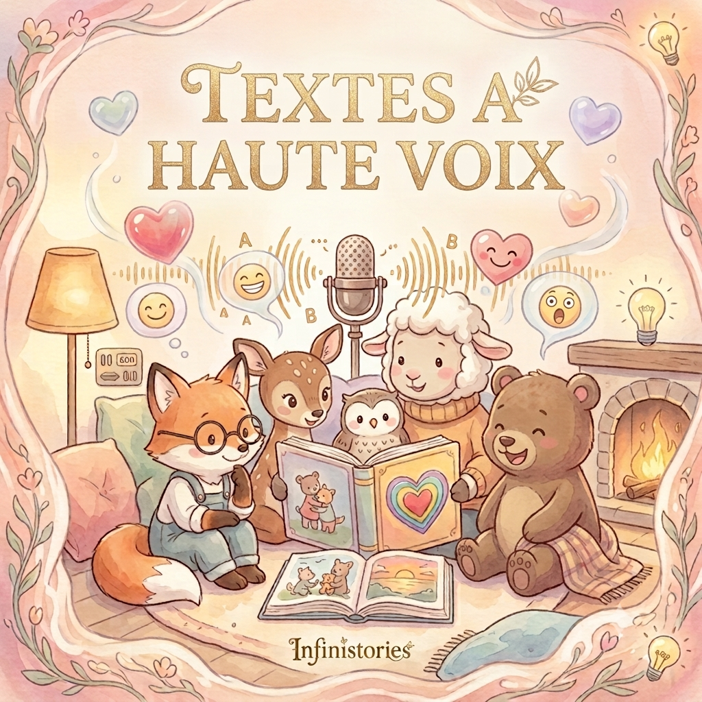 Les mascottes écoutent une histoire